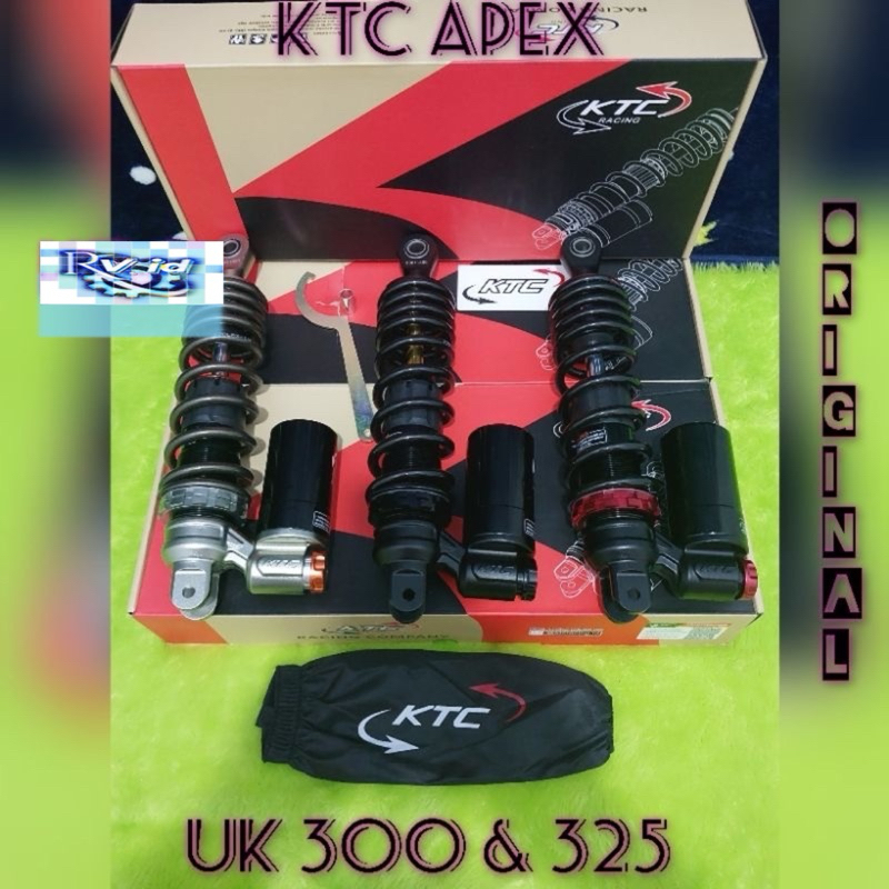 SHOCK SHOCKBREKER KTC APEX TABUNG BAWAH,UK 300 - 325 .ORIGINAL KTC RACING