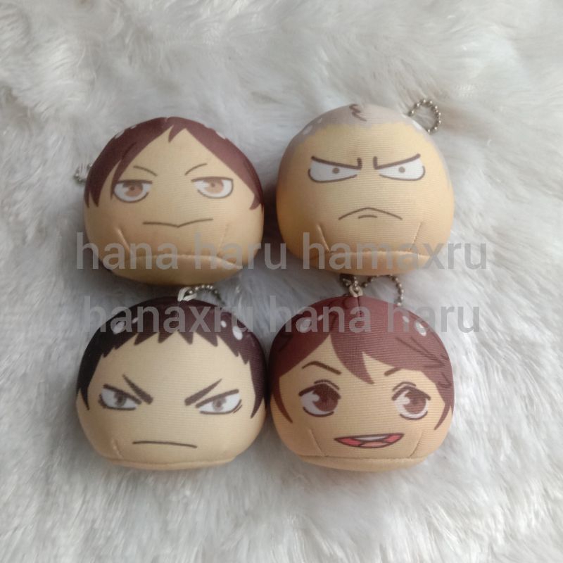 [SET of 4] Omanjuu Haikyuu Oikawa Iwaizumi Futakuchi Aone