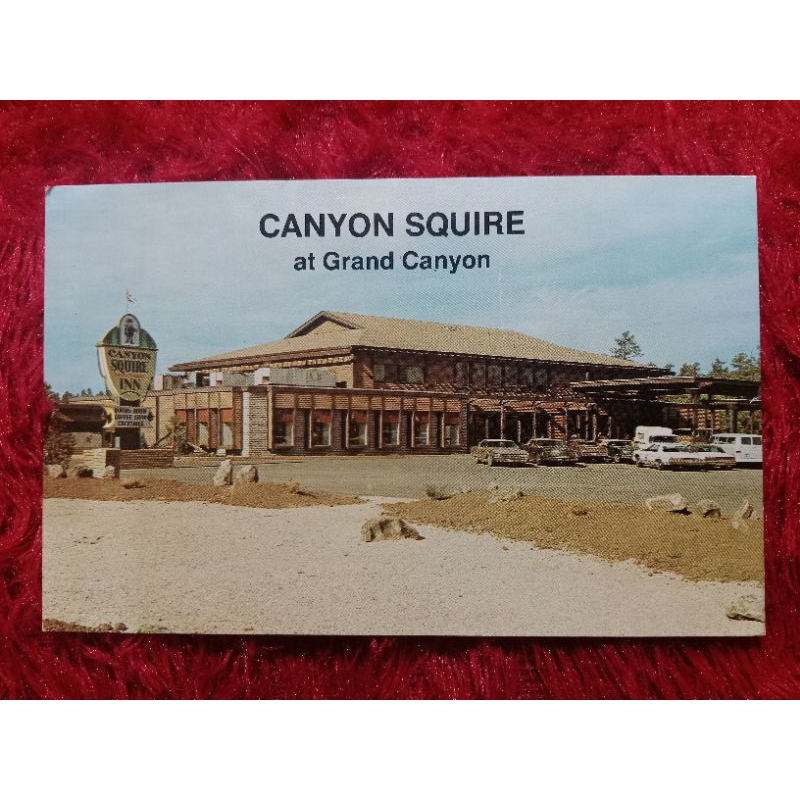 

Post Card USA Arizona Canyon Squire Motor Inn UN USED