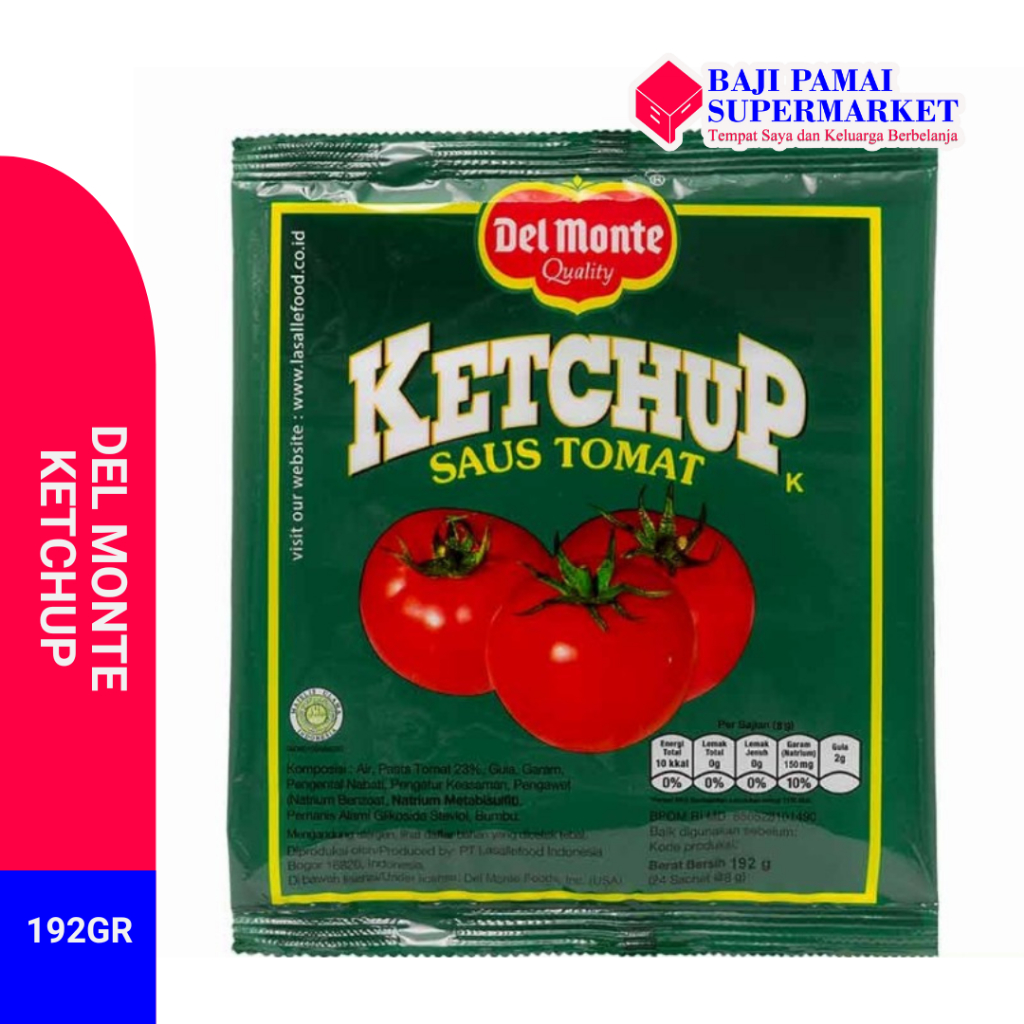 

Delmonte Saus Tomato 192g (24sachet)