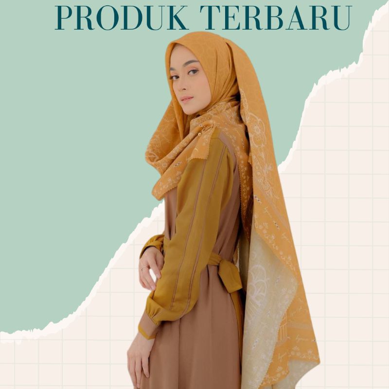 KYANA || ETHNIC BLOSSOM DRESS SET HIJAB, GAMIS BRANDED ORI PREMIUM MURAH