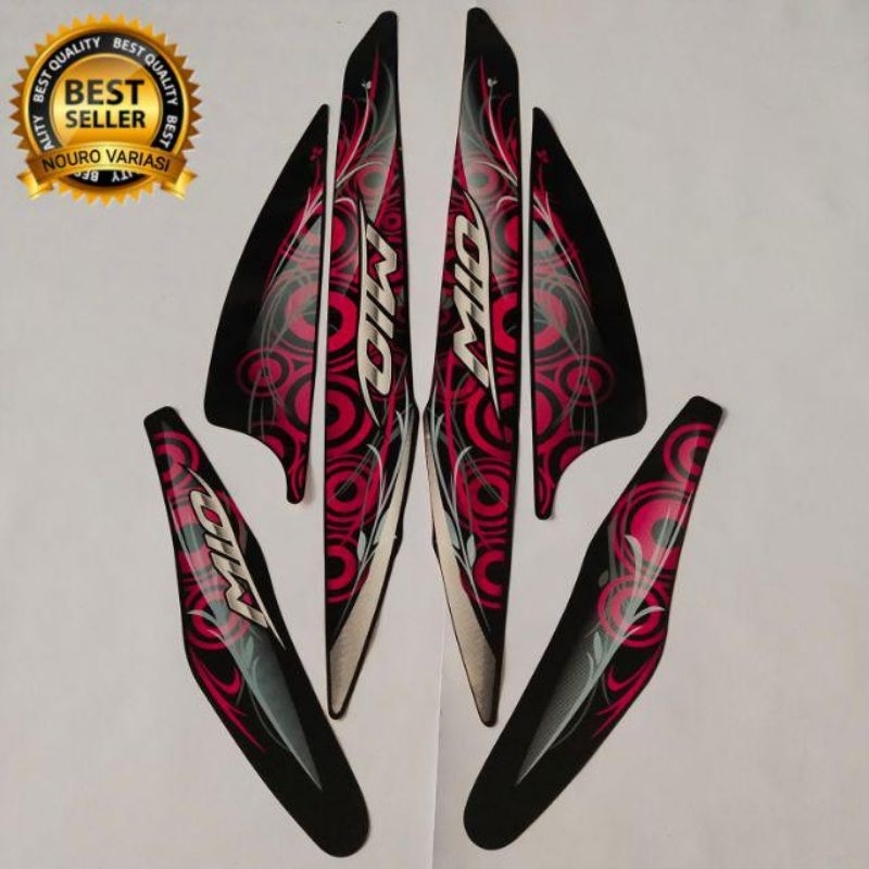 striping stiker motor Mio sporty tahun 2011