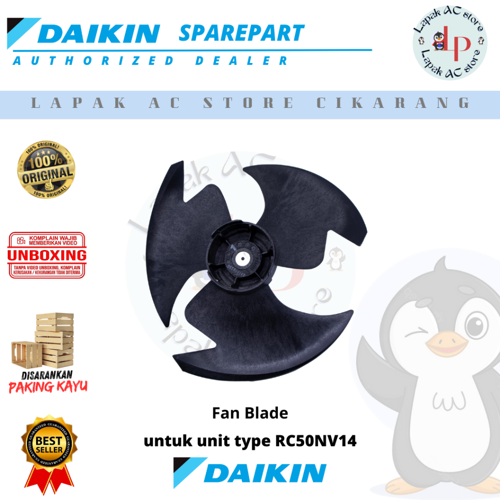 Blower Outdoor AC DAIKIN Thailand 2 PK RC50NV14