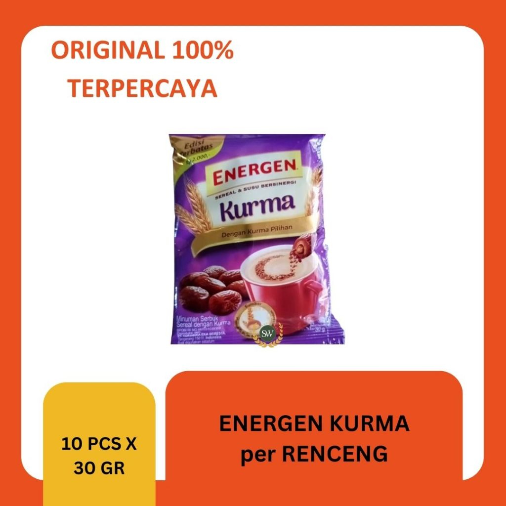 

Energen Kurma - PER RENCENG - 10pcs x 30gr