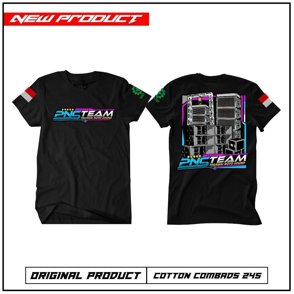 Kaos PNS TEAM ( Pegawai Noto Sound) / Kaos Sound Balap / Kaos Kata Kata / Kaos Keren / Combads 24s