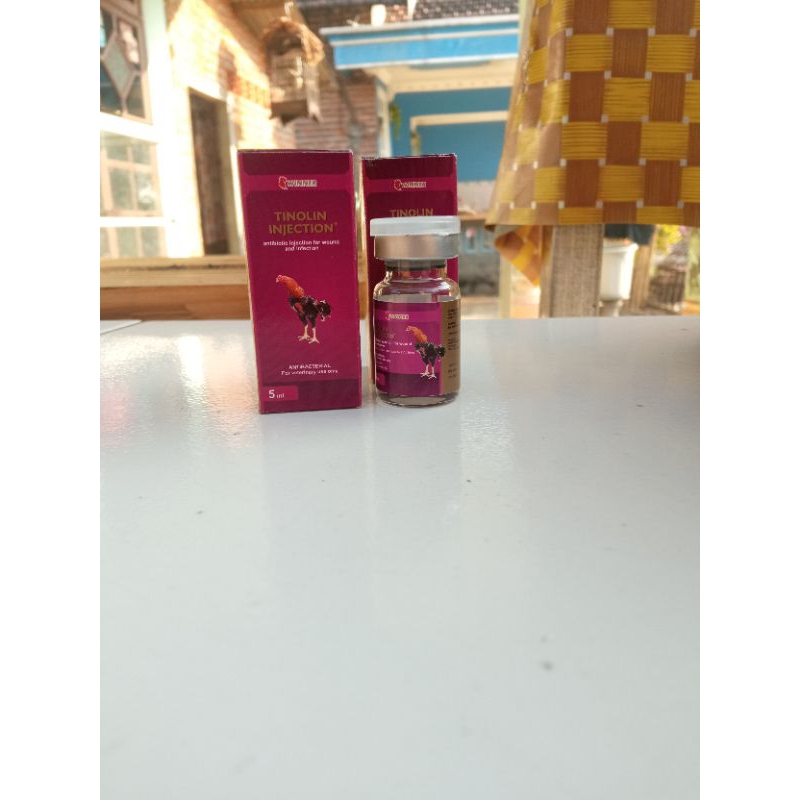 TINOLIN INJEKSI / TINOLIN INJEKTION / OBAT AYAM DI GIGIT NYAMUK / PENYEMBUHAN PASCA TARUNG / OBAT LU