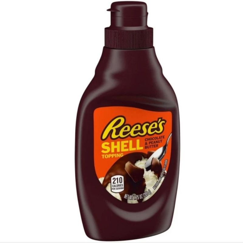 

Reese's Shell Topping 205g / Reese's Reeses Toping Coklat dan Kacang 205g