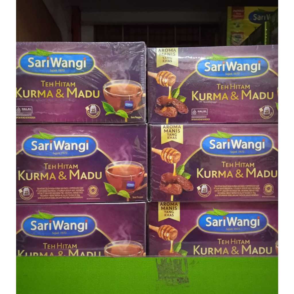 

Sariwangi Teh Hitam Kurma dan Madu isi 25pcs