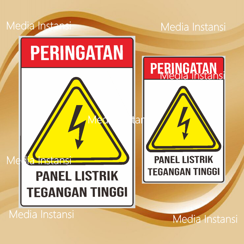 

Stiker Peringatan Panel Listrik Tegangan Tinggi | Stiker Awas Arus Listrik