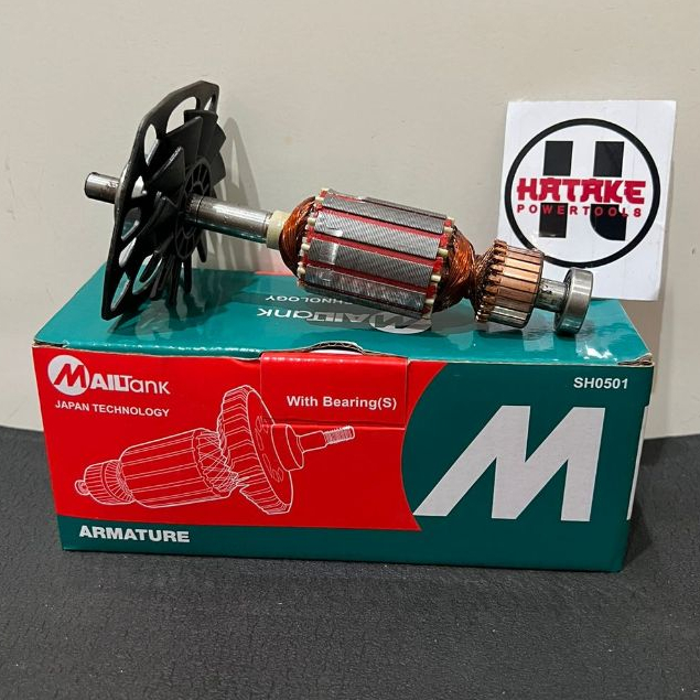MAILTANK SH0501 ARMATURE MESIN GERINDA SH05 ORIGINAL / ANGKER GERINDA