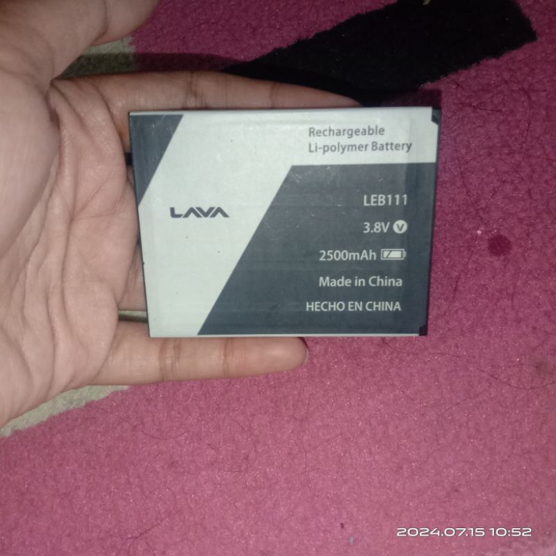 baterai lava iris 65