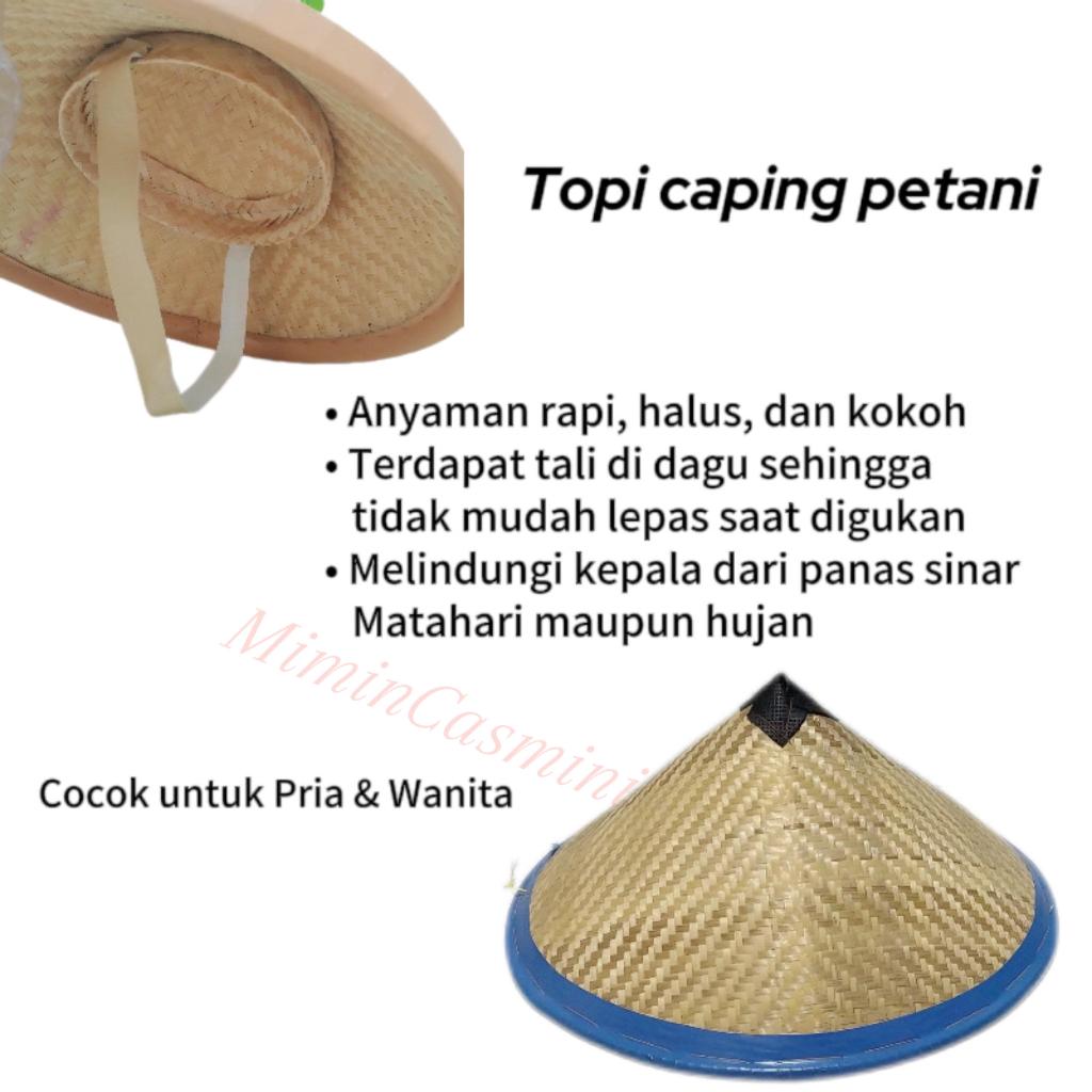 TOPI PETANI / CAPING PETANI / TOPI TANI / TOPI KEBUN / TOPI CAPING PETANI