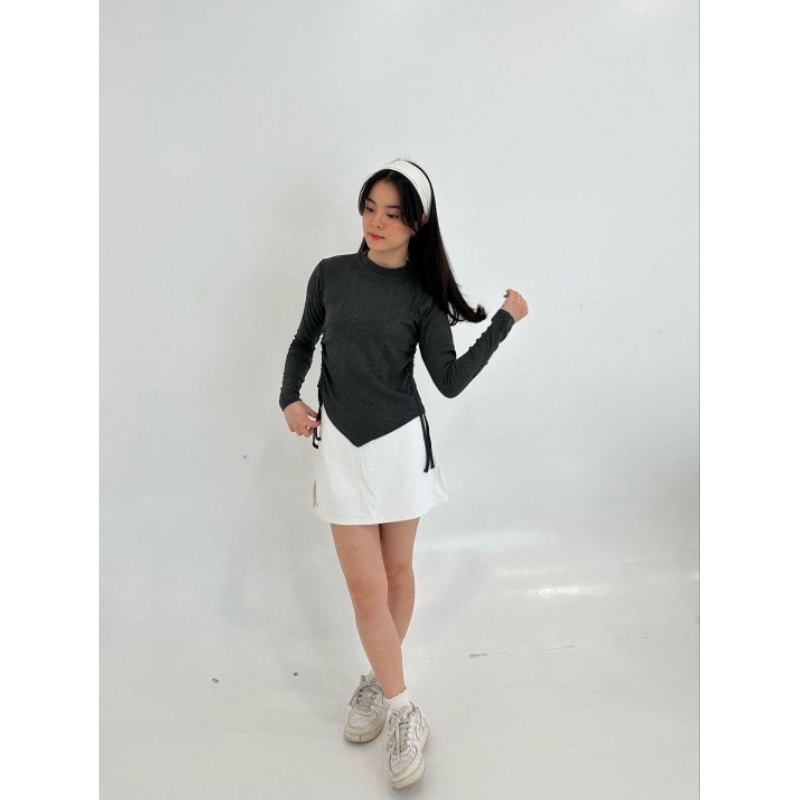 Allez Fashion I Top Knit Lpj Serut Samping I Bahan Knit