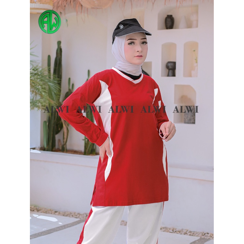 ATASAN BAJU MERAH PUTIH TUNIK SERAGAM AGUSTUSAN