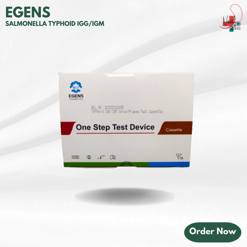 Typoid IgG IgM (Salmonella) Cassette Murah EGENS isi 25