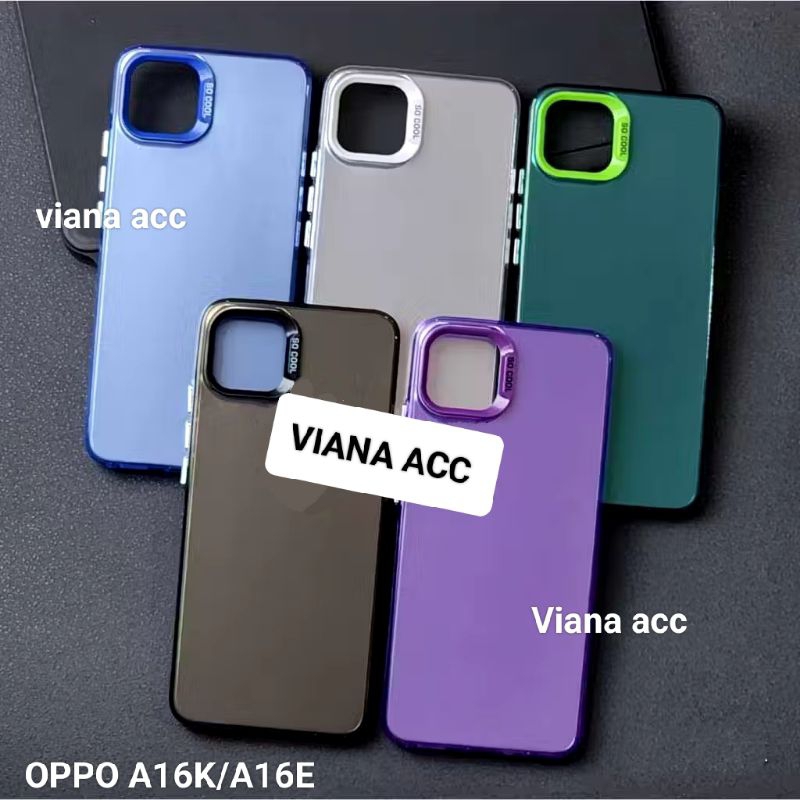 SOFTCASE OPPO A16K/A16E CASE IMD HYBRID PLATE HOLOGRAM