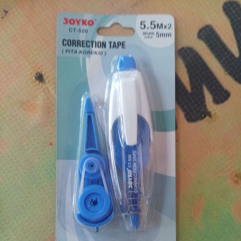 

correction tape 520 joyko 5.5mtr +refill