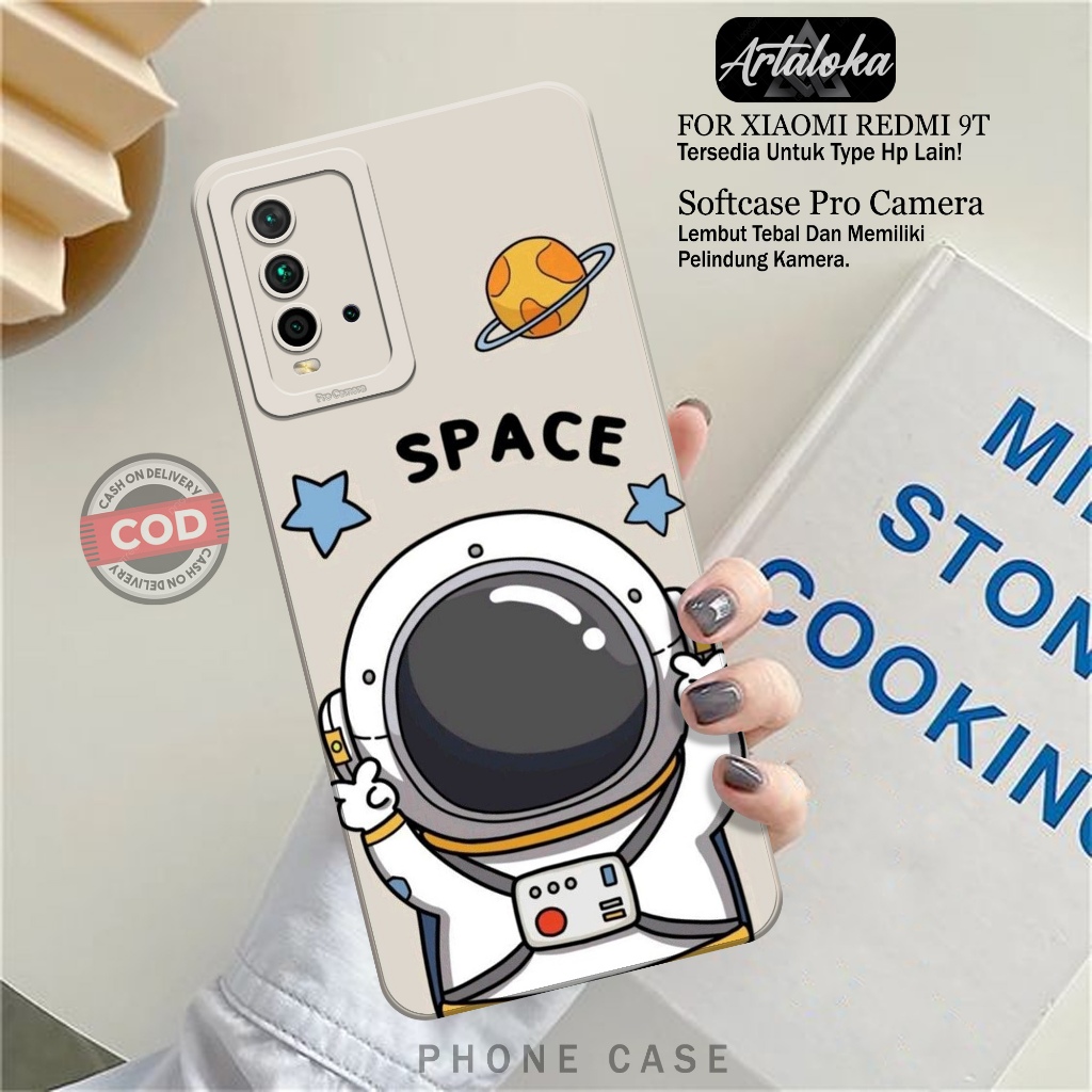 Softcase Hp Xiaomi Redmi 9T Fashion Case Astronod Case Xiaomi Redmi 9T Silikon TPU Pro Camera Casing