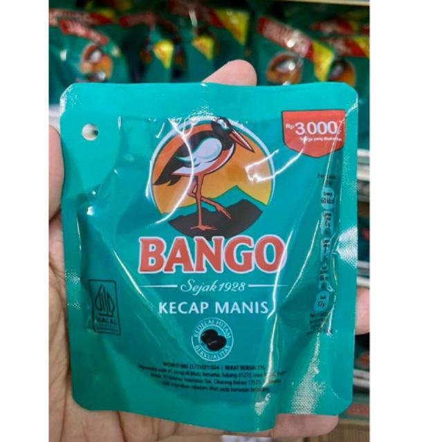 

Kecap bango kemasan 60 ml 1 carton isi 48 pcs