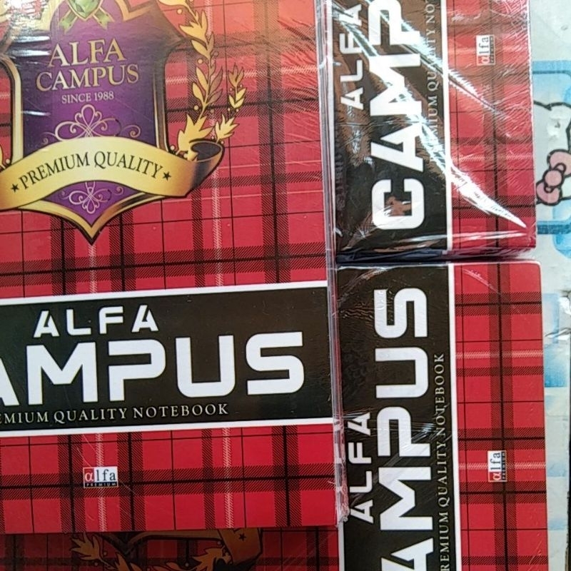

Ay00! BUKU TULIS ALFA CAMPUS 50 lembar isi 10 buku per pack