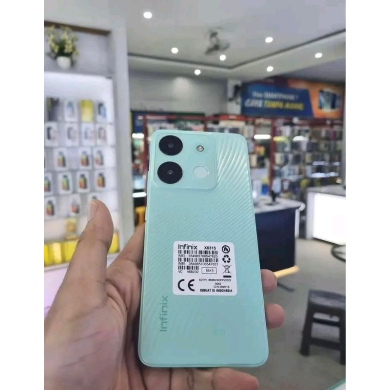 Infinix Smart 7 Ram 4+3/64 GB nominus original second garansi 7 hari pengembalian