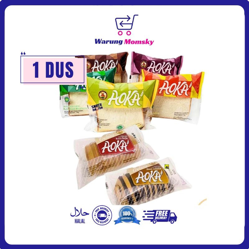 

ROTI AOKA PANGGANG DAN GULUNG 1 DUS ISI 60 PCS