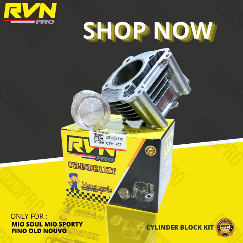 BLOK SEHER BORING PAKET BORE UP MIO MIO SOUL 58.5 58 54 MM ORIGINAL RVN THAILAND FREE PAKEN GASKET