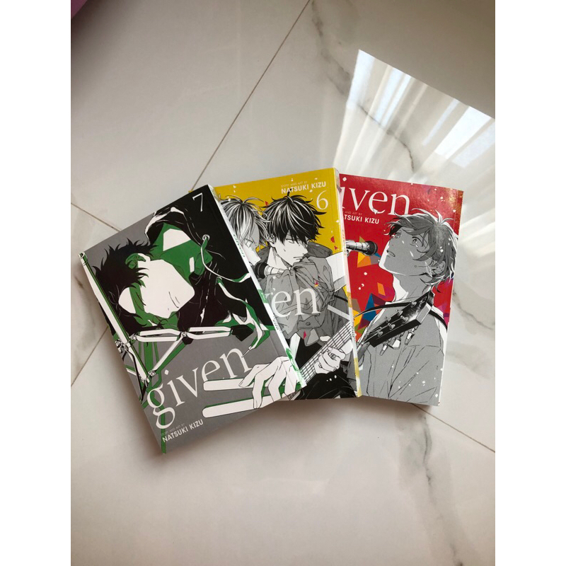MANGA GIVEN vol 5,6,7 (english ver)