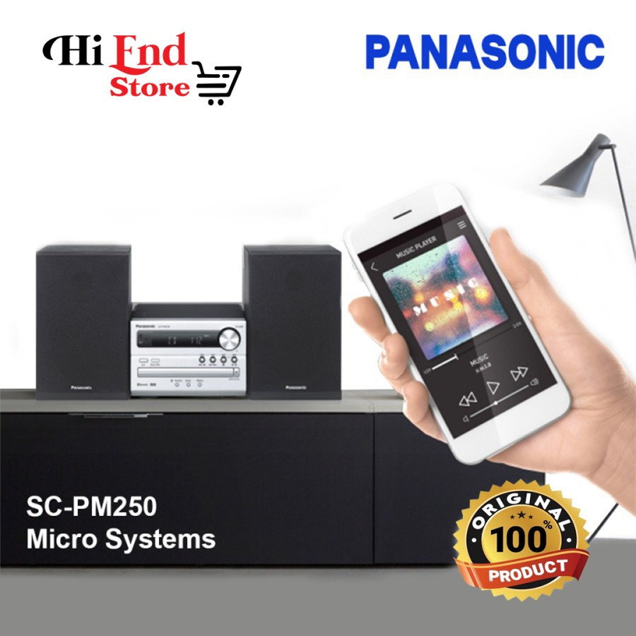 PANASONIC SC-PM 250 HIFI SYSTEM SPEAKER 20W BLUETOOTH