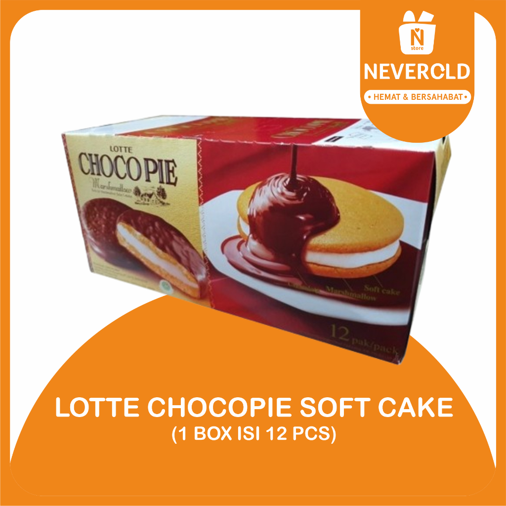 

LOTTE CHOCOPIE 1 PACK ISI 12PCS