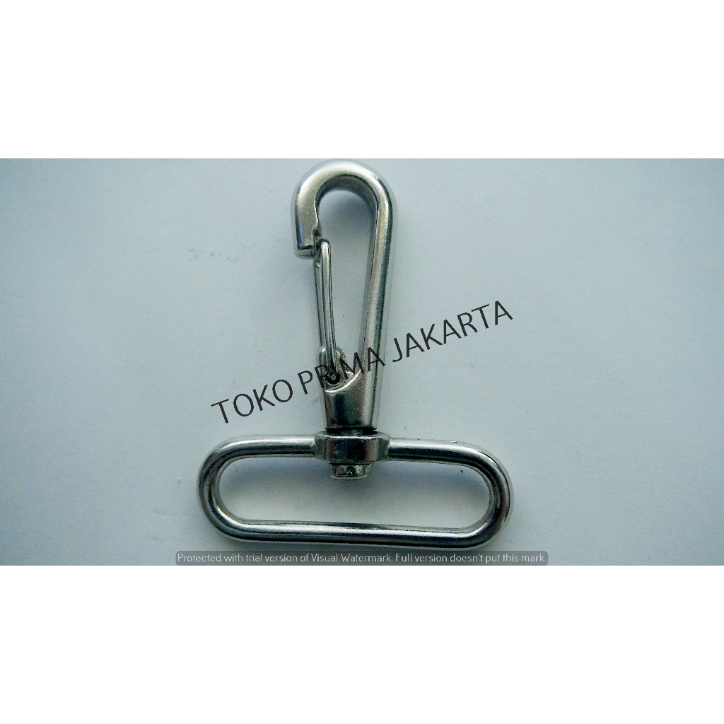 

AKSESORIS CANTELAN GANTUNGAN KOKOT KAITAN METAL BAG HOOK PENGAIT BESI 215-45 MM PUTIH
