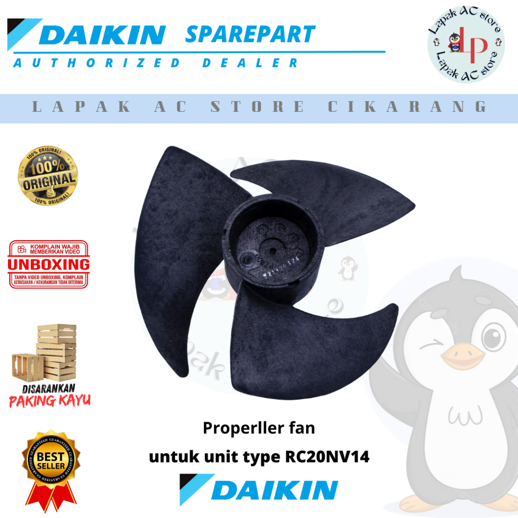 Blower Outdoor AC DAIKIN Thailand 3/4 PK RC20NV14