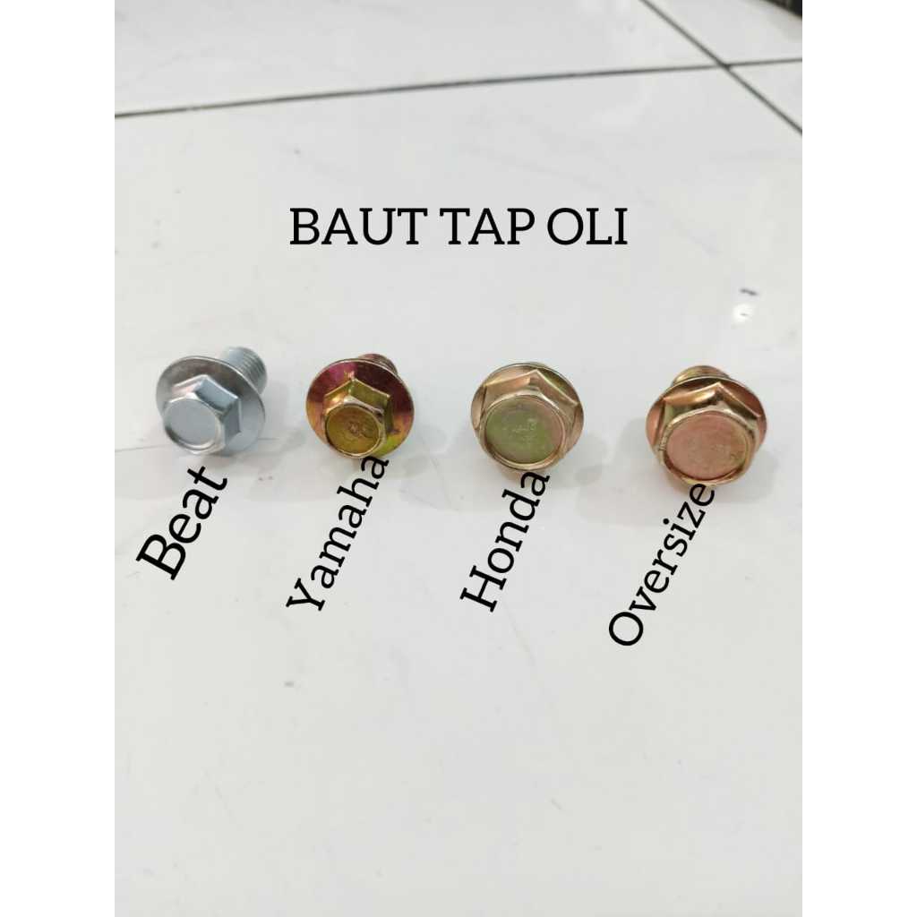 Baut Tap Oli Mesin Beat / Ymaha / Hnda / Oversize Baut tutup oli
