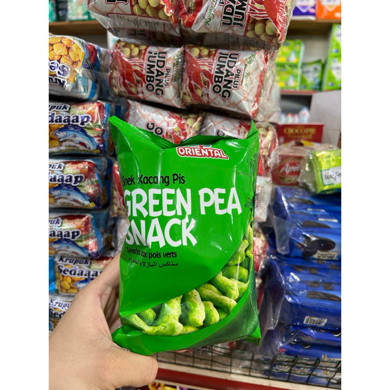 

kerupuk pea / green pea 60 gr malaysia / kerupuk oriental