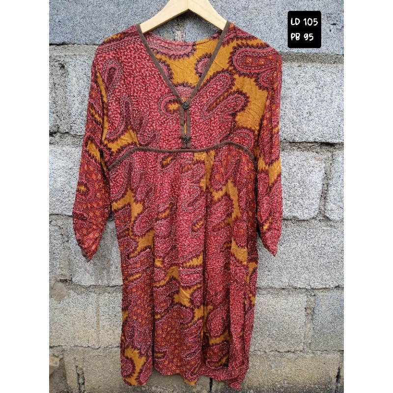 PRELOVED DRESS/DASTER BATIK JUMBO WANITA MURAH