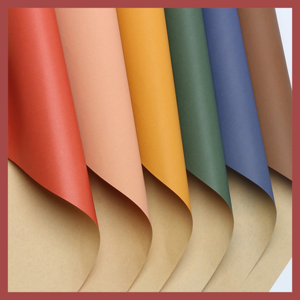 

Flower Wrapping Paper Cellophane Vintage Kertas Buket Bunga Motif Bi Color Vintage KB6317