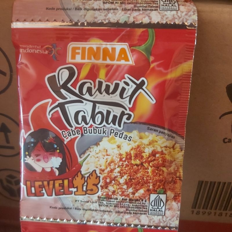 

Fina Rawit Tabur level 15 1 renceng 12 sachet