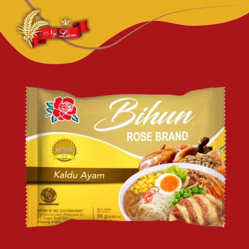 

Bihun Rose Brand Kaldu Ayam 55gr