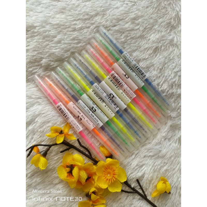 

Highlighter Neon Dual Tip 2in1 Lucu | Highlighter Murah | Highlighter Gel Pen