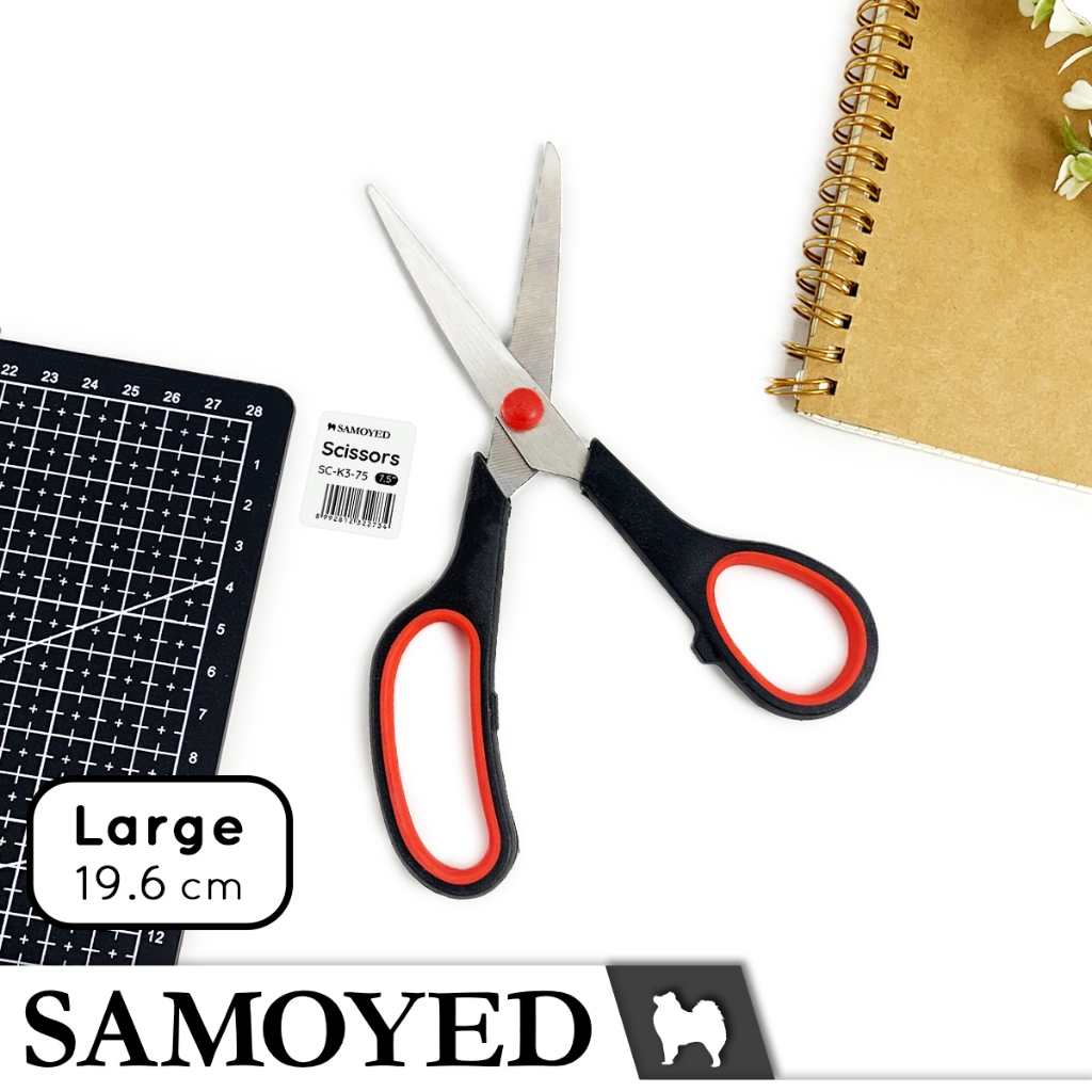 

SAMOYED SC-K3-75 Gunting Besar Serba Guna / Kertas / Sekolah / Kantor / Paper / School / Office Scissors