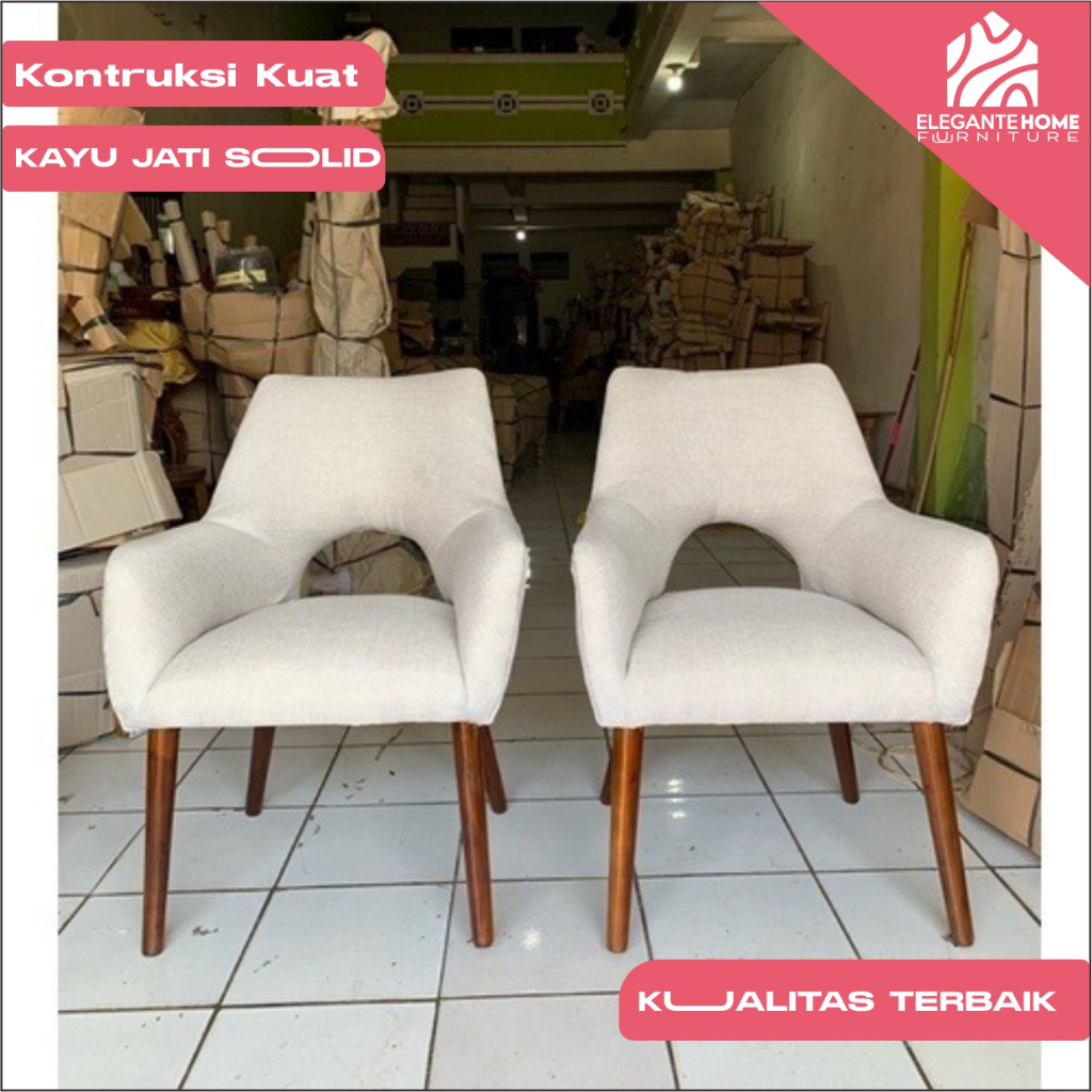KURSI MAKAN BUSA HOLLOW ART DINING CHAIRS DC 04 / KURSI CAFE KURSI MAKAN KURSI TERAS KURSI INDOOR KU