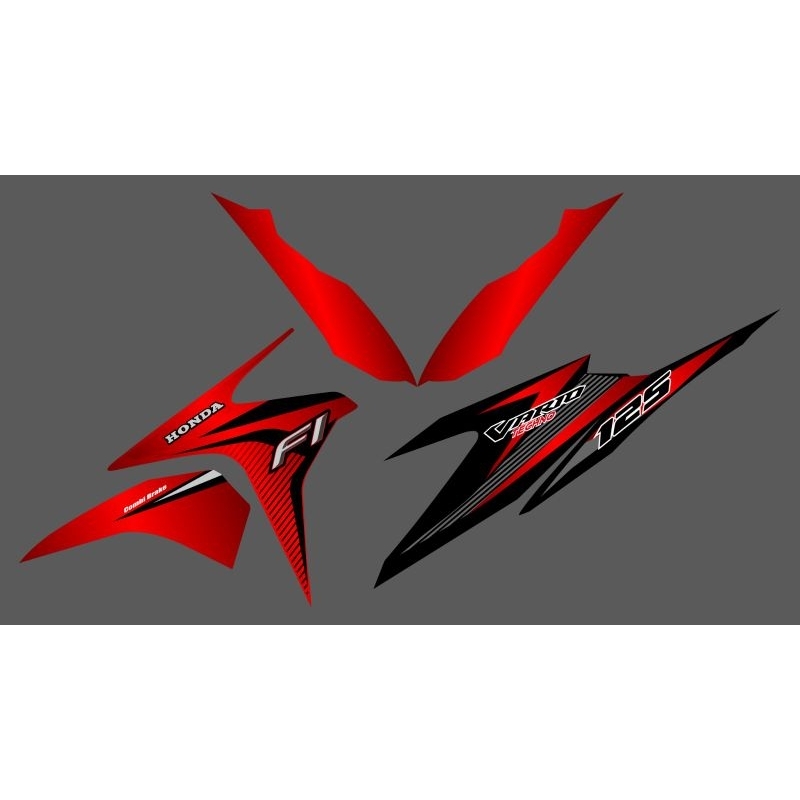 STRIPING TRANSPARAN VARIO OLD 125 BOHLAM DESAIN ORIGINAL