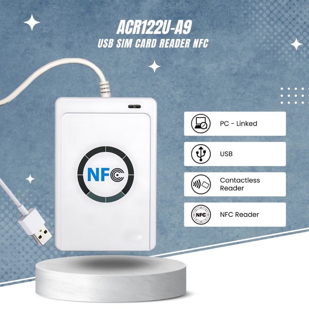 USB SIM Card Reader NFC ACR122U-19 Card Reader NFC ACR122U-19 RFID Reader ACR122U-19 NFC
