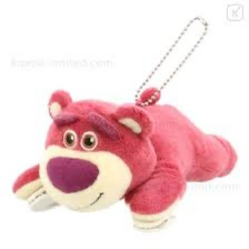 Japan Tokyo Disney Resort Shoulder Plush Toy & Keychain - Lotso Bear