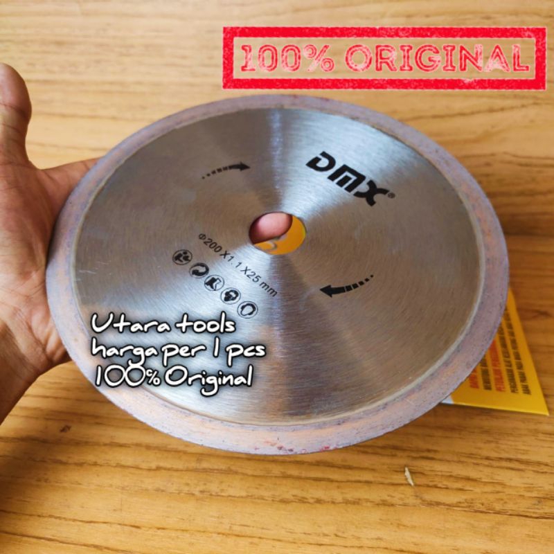 DMX Original Mata Pisau Potong Batu akik 8 inch / 200 Mm Mata Gerinda Potong Batu Akik