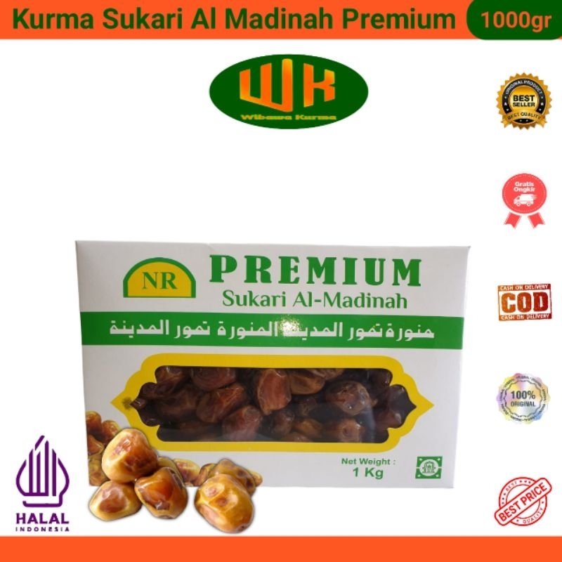 

Kurma Sukari Organik Premium 1kg Original