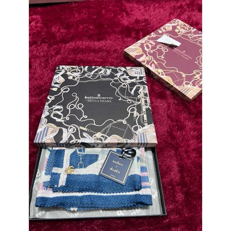 BS Buttonscarves Buttonscarve Button Scarve Chain 2 La Bella Series LOOK-ALIKE with BOX ORI