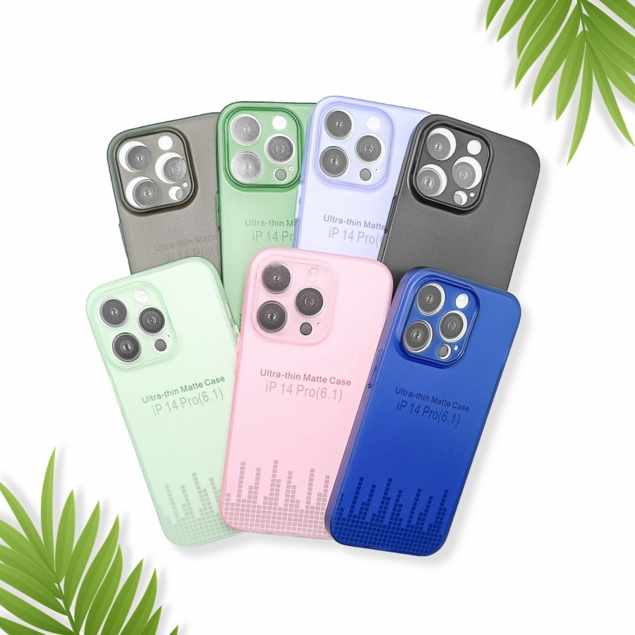 Softcase Ultra Thin Matte Slim Case 0.3MM Iphone 14 Pro Silicon Warna Casing Super Tipis
