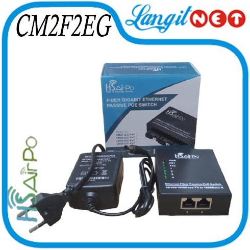 KODE F62I HSAIRPO CM2F2EG POE GIGABIT MEDIA CONVERTER 2 FIBER 2 ETHERNET 3KM SC