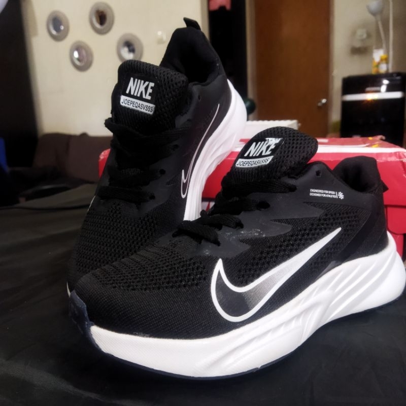 Sepatu Nike anak hitam sepatu sekolah sepatu anak laki perempuan unisex